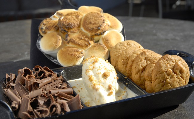 bonfire-grill-smores Cast Iron Toasted Marshmallow S’mores