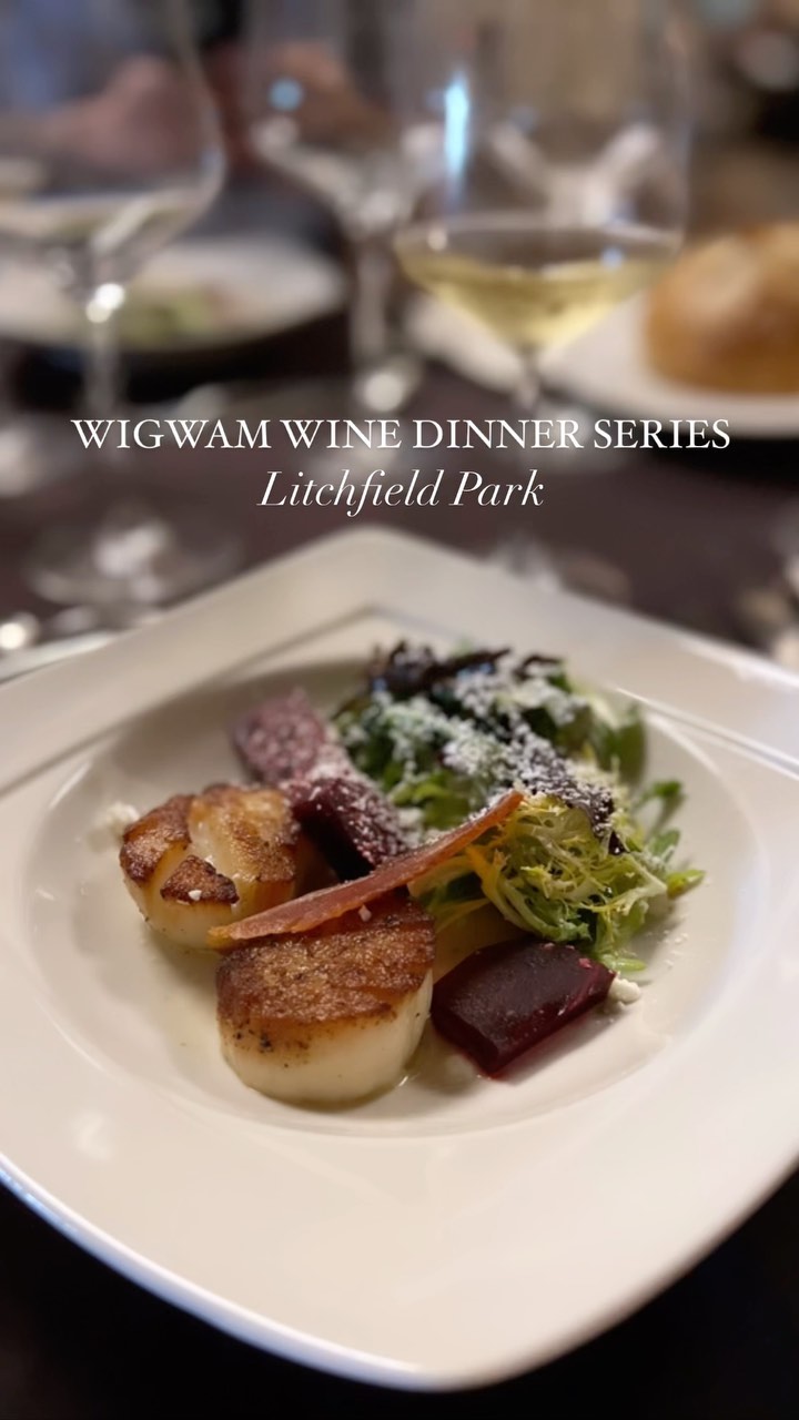 On August 27, @wigwamresort will host its next five-course wine dinner featuring @jwinery 🍷 The cost is $119 per person, book your reservation now on OpenTable!