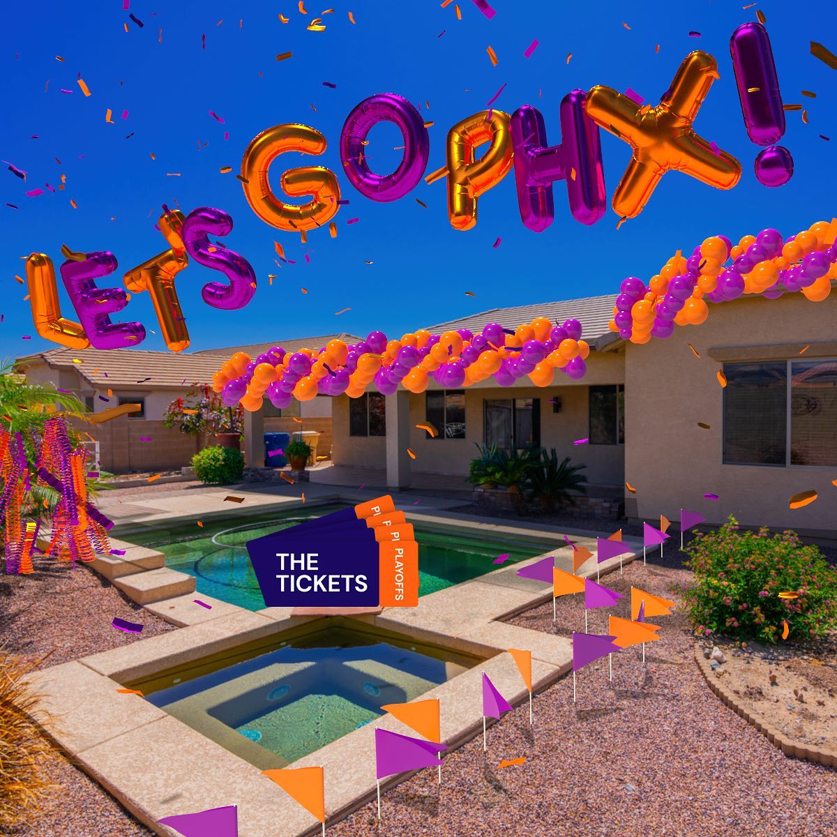 Where are our fellow Phoenix Suns fans?! 🏀 Do you think you’d look great sitting in box seats at the Suns’ next home playoff game? Let’s put it to the test. @opendoor is giving away four terrace box seats to one lucky winner! To enter, follow the steps below for your chance to win. Happy home hunting! #HuntForThePrize No pur nec. 18+ Ends 5/7

1. Find the hidden tickets in Opendoor's Phoenix listings at opendoor.com/homes/phoenix 
2. Comment on Opendoor's post with why you deserve to win, using the hashtags #HuntForThePrize #Contest
3. DM @opendoor with a screenshot of the home listing that contains the tickets with the address included