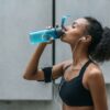 workout drinking water