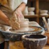 pottery art classes in san francisco stock