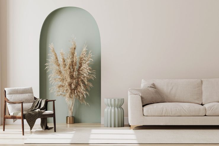 living room house design stock