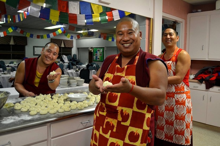 Geshe Phuntso & Monks Momo Prep