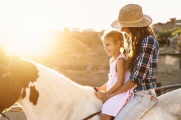 horseback riding stock
